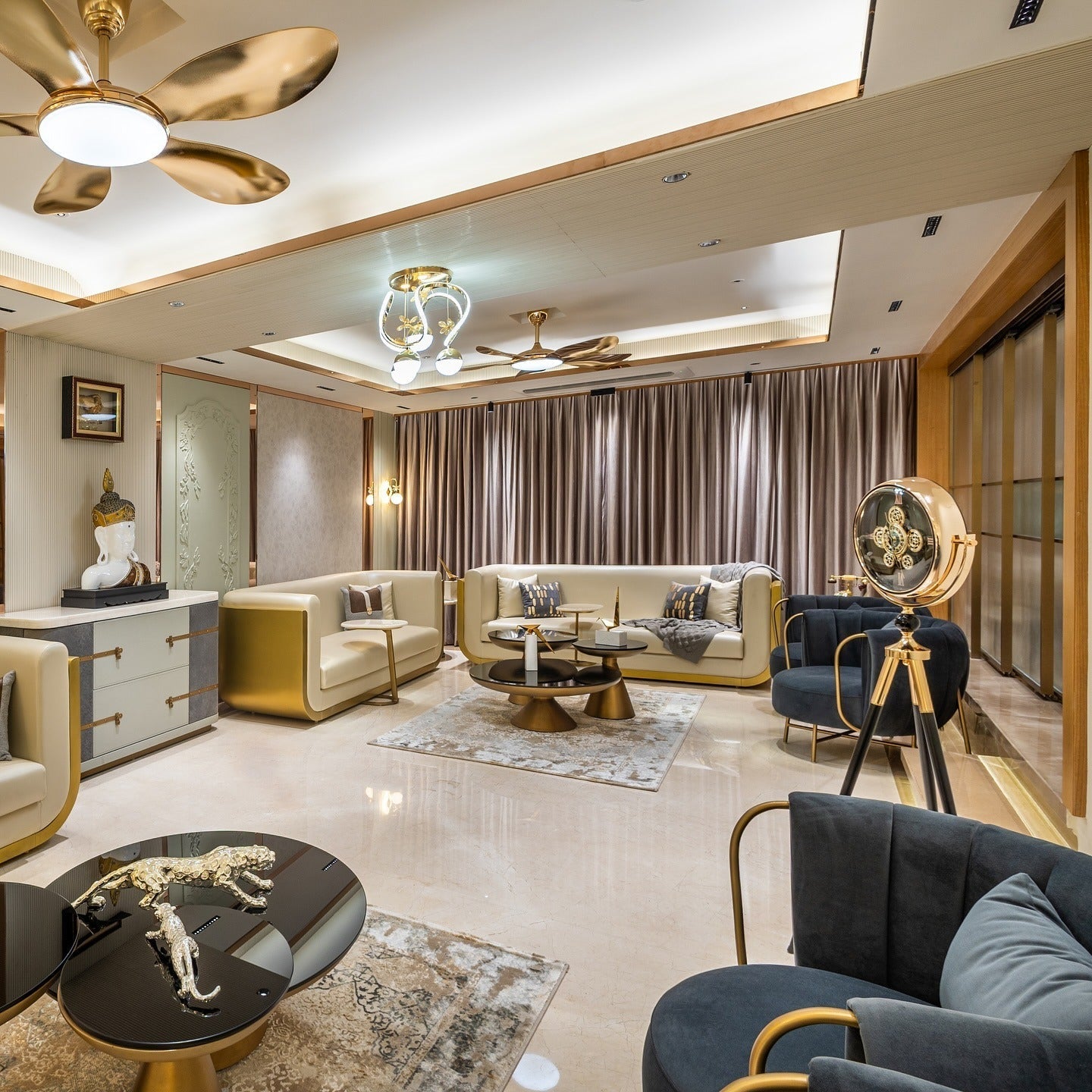 Gold Living Room Interior Design Top Living Room Design Styles | HGTV