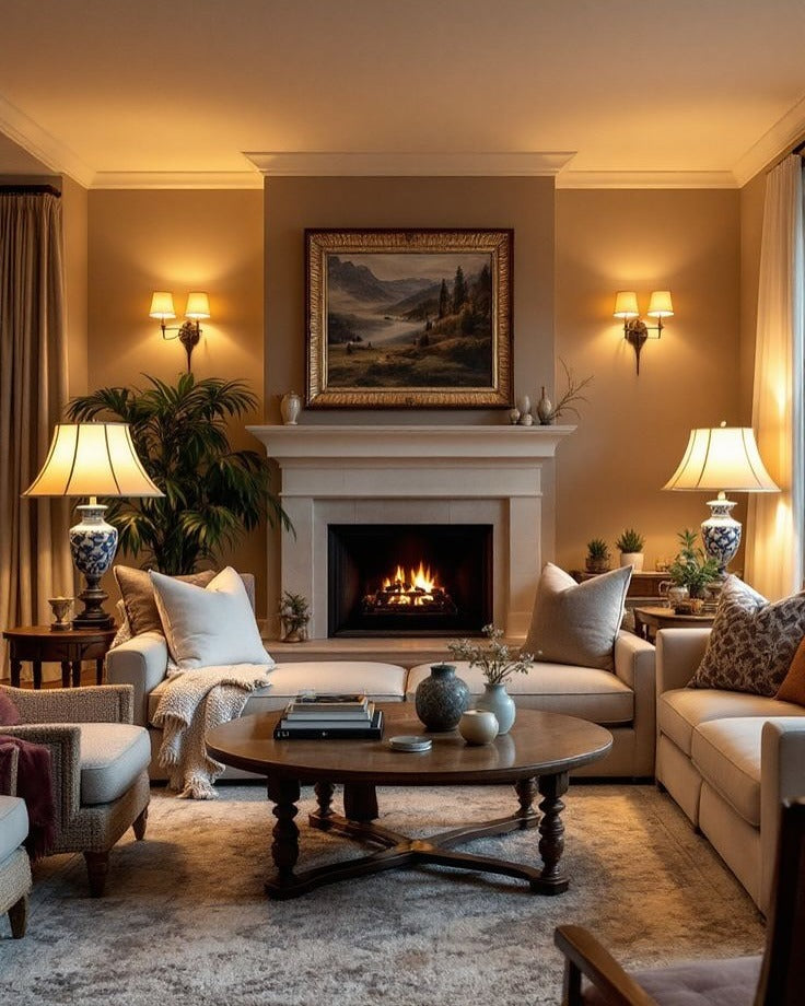 Stunning Elevated Fireplace Living Room Ideas image