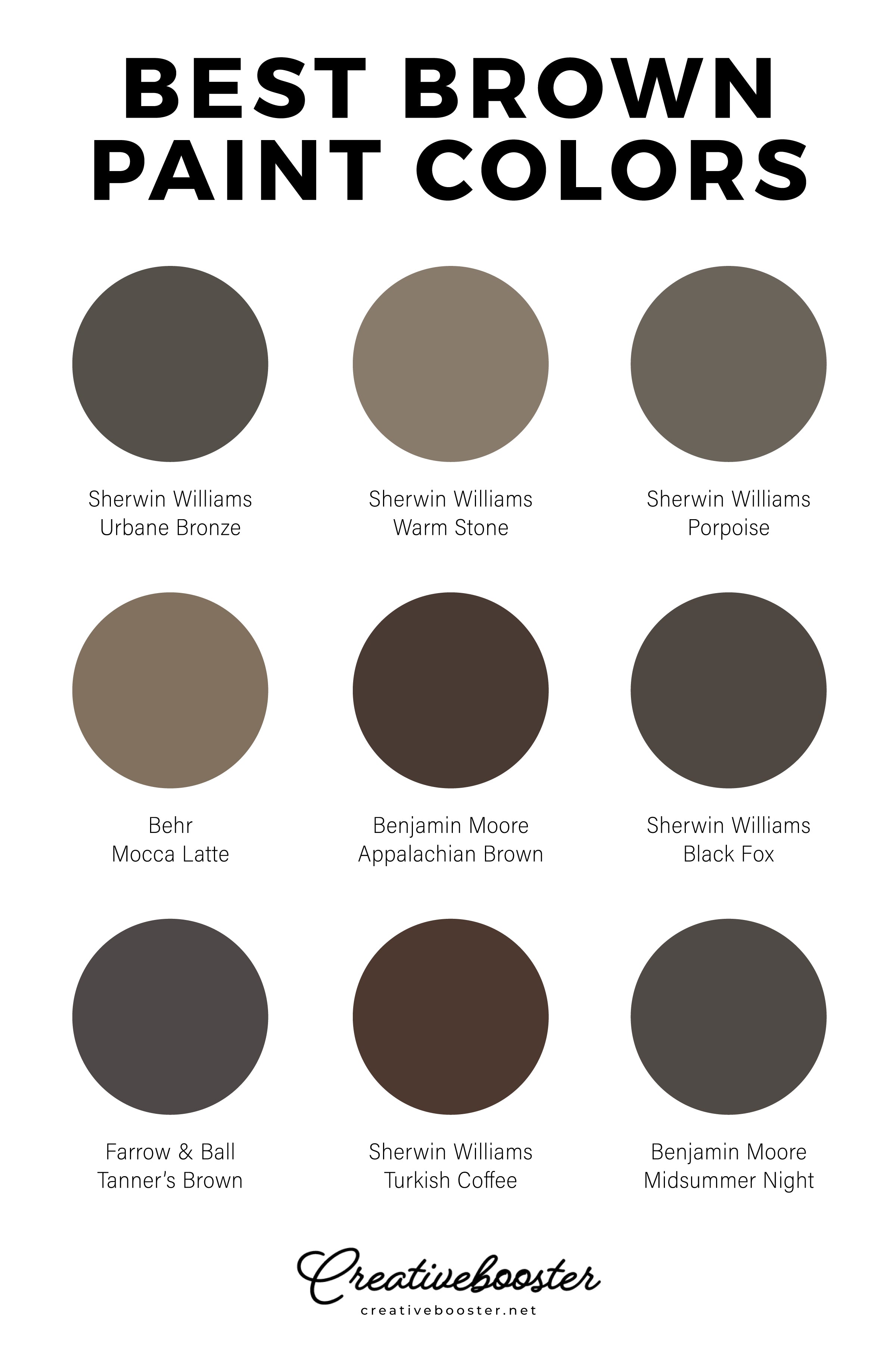 Top 4 Neutral Brown Paint Colors That Look Super Refined