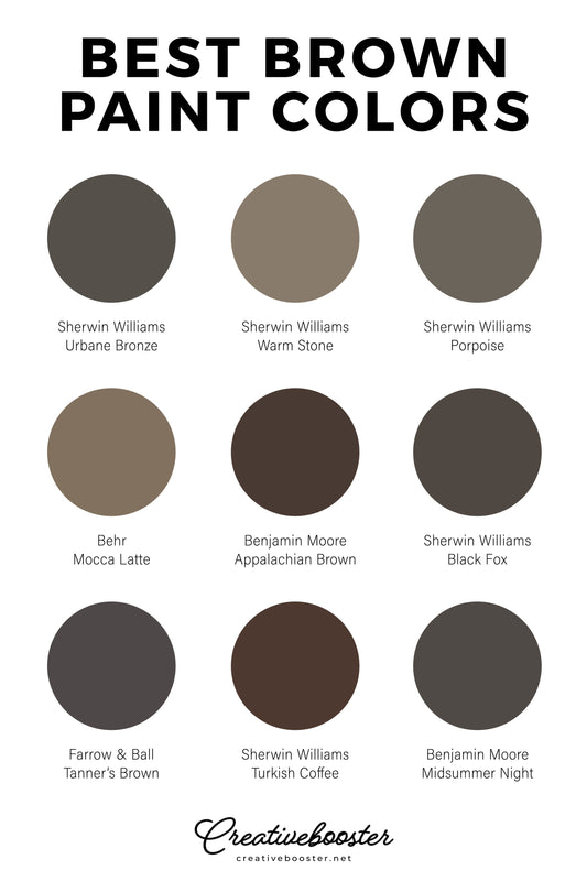Top 20 Best Brown Paint Colors for 2024 (Ideas for Walls, Living Room and More)