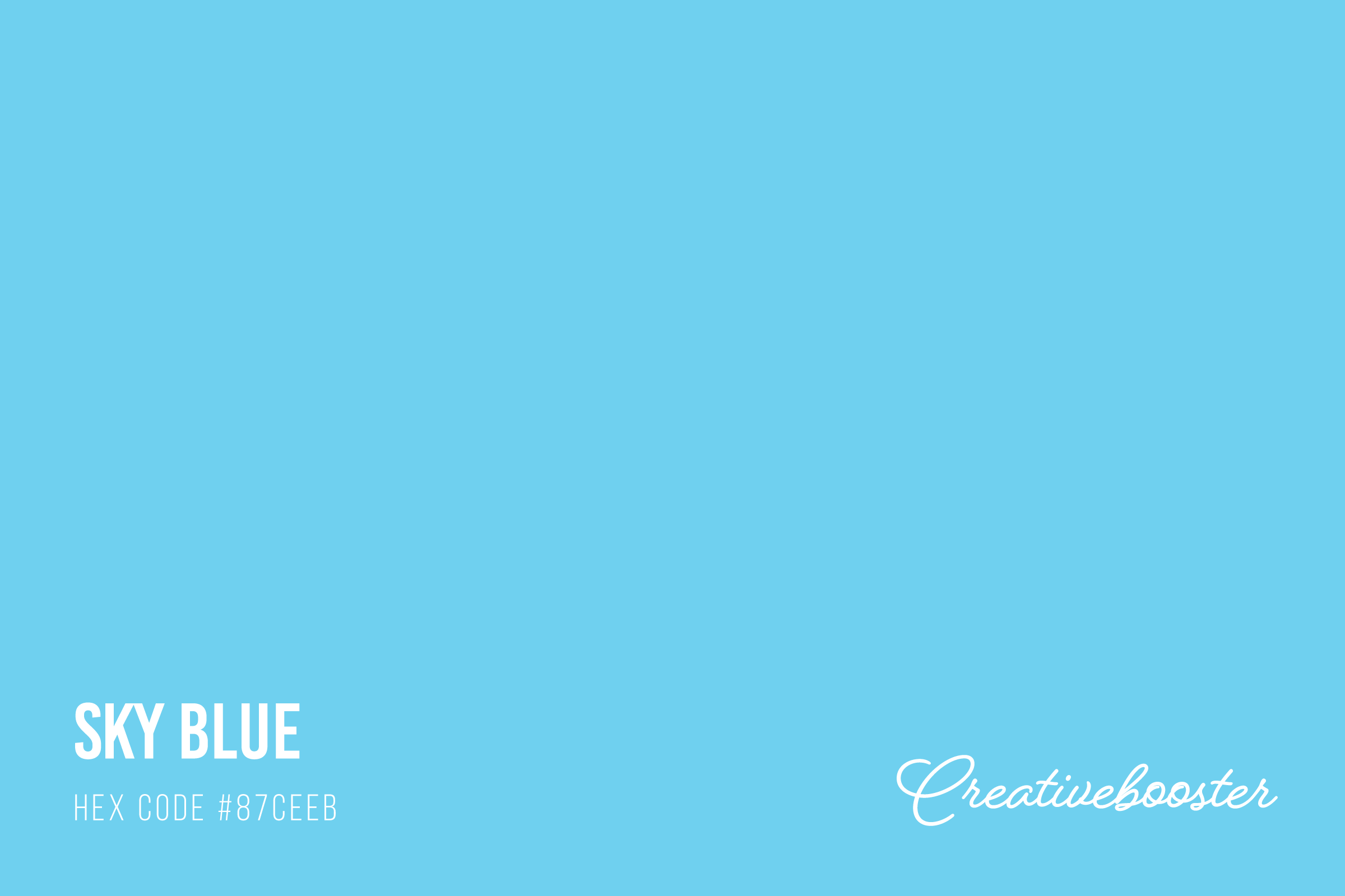 All About Color Sky Blue (Codes, Meaning and Pairings) – CreativeBooster