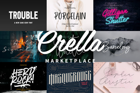 Don't Miss These Free Fonts from Crella Marketplace