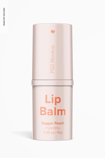 Free 0.35 Oz Lip Balm Mockup Psd