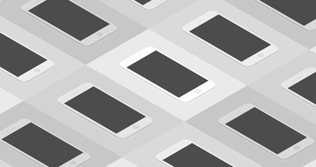 Free Isometric Perspective App Screens Mock-Up