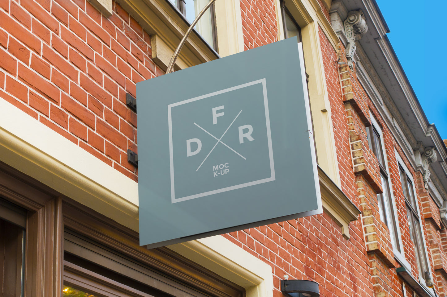 Free Classic Store Sign Mockup