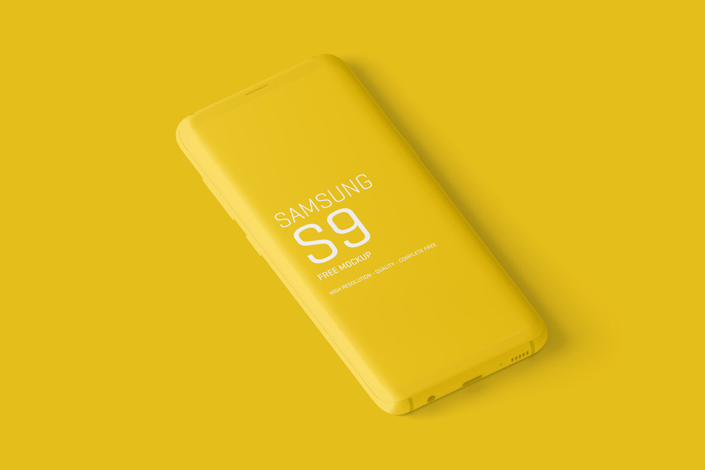 Free Minimal Samsung Galaxy S9 Mockups