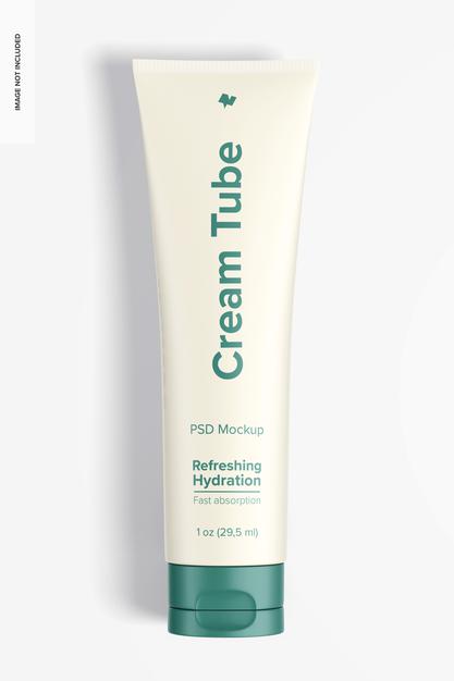 Free 1 Oz Cream Tube Mockup Psd