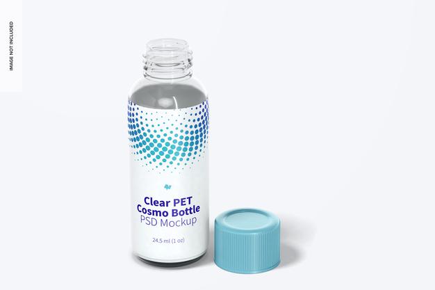 Free 1 Oz Pet Cosmo Round Bottle Mockup Psd