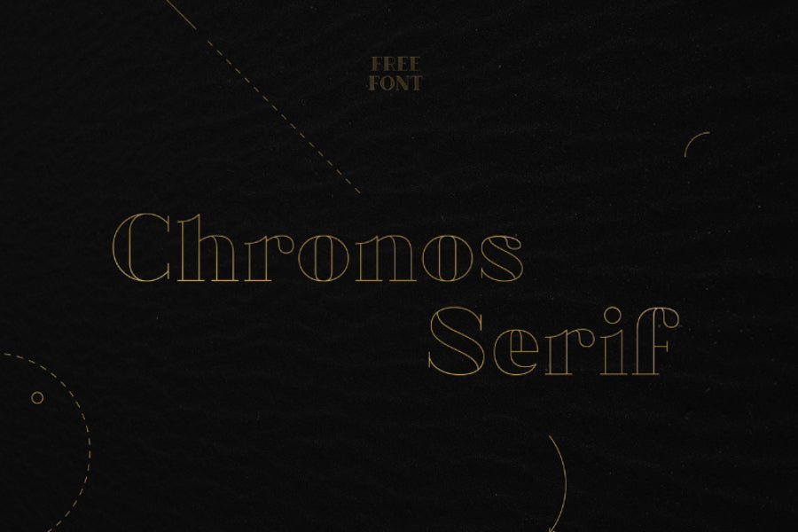 Free Chronos Serif Typeface