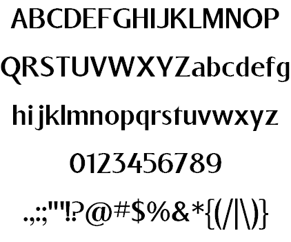 Free Baqacents Semi Bold Font