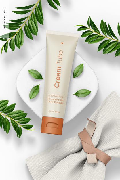 Free 2 Oz Tube Mockup Psd