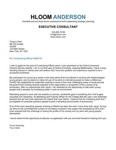 Free Senior Management Clean Minimal Cover Letter Template in Microsoft Word (DOCX) Format