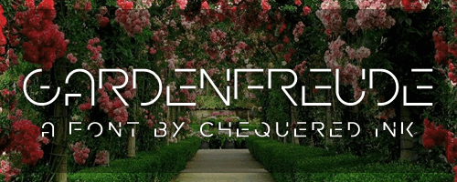 Free Gardenfreude Font