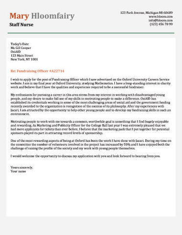 Free Info-Pop Cover Letter Template in Microsoft Word (DOCX) Format