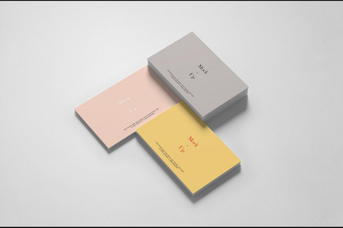 Free 3 Psd Business Card Mockup