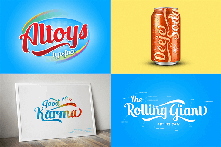 Free Altoys just Font