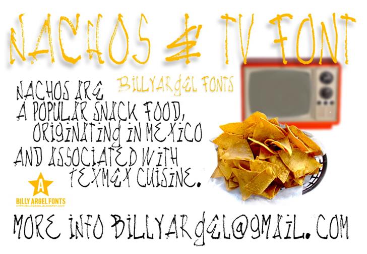 Free NACHOS and TV Font