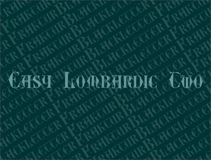 Free EasyLombardic Two Font