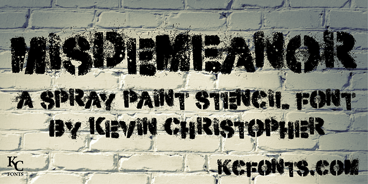 Free Misdemeanor Font