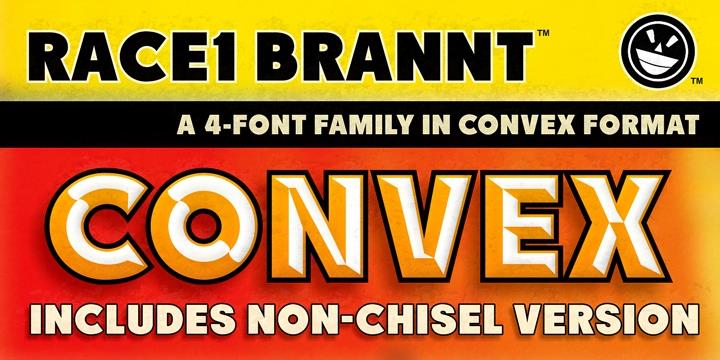 Free RACE1 Brannt NCV Font