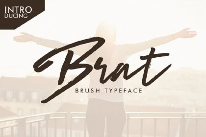Free Brat Script Typeface