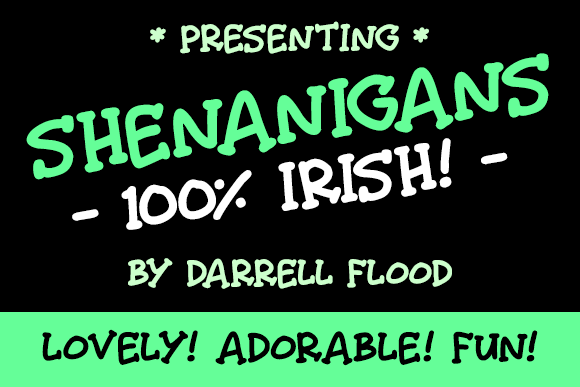 Free Shenanigans Font