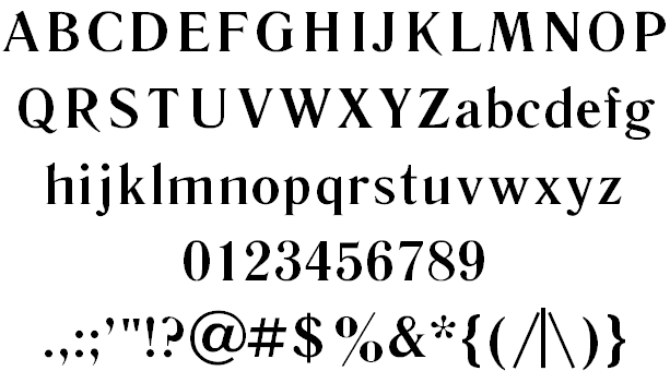 Free Literaturnaya Book Font