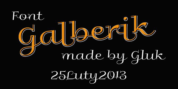 Free Galberik Font