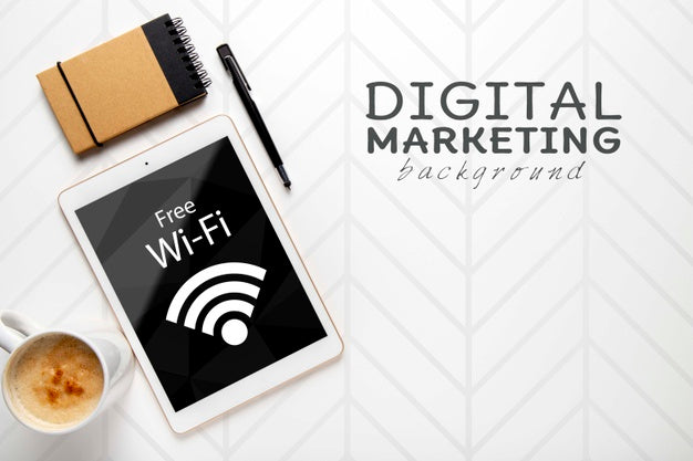 Free 5G Internet Concept Mock-Up Psd