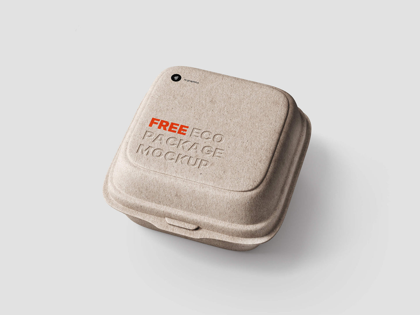 Free Eco Takeaway Box Package Mockup PSD