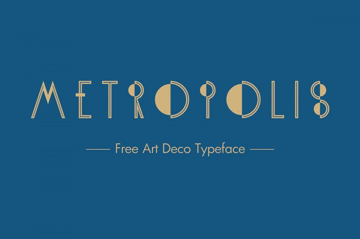 Free Font Metropolis