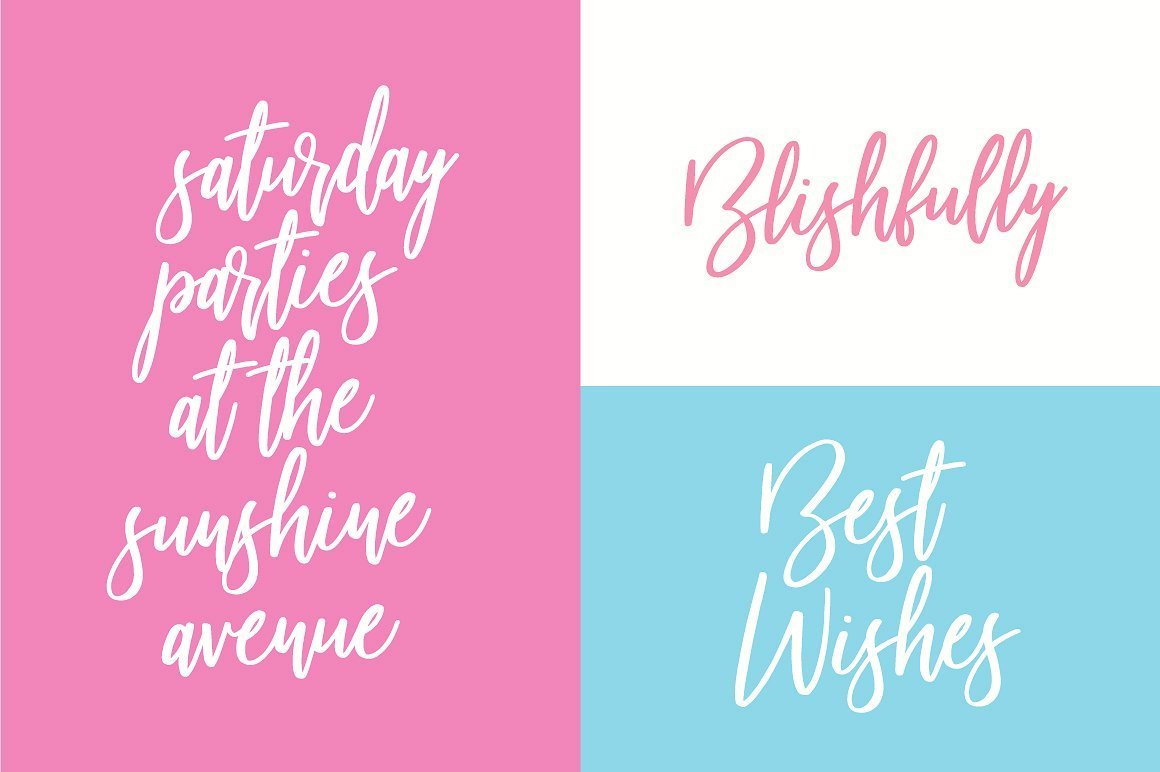 Free Beautiful Bloom Brush Font