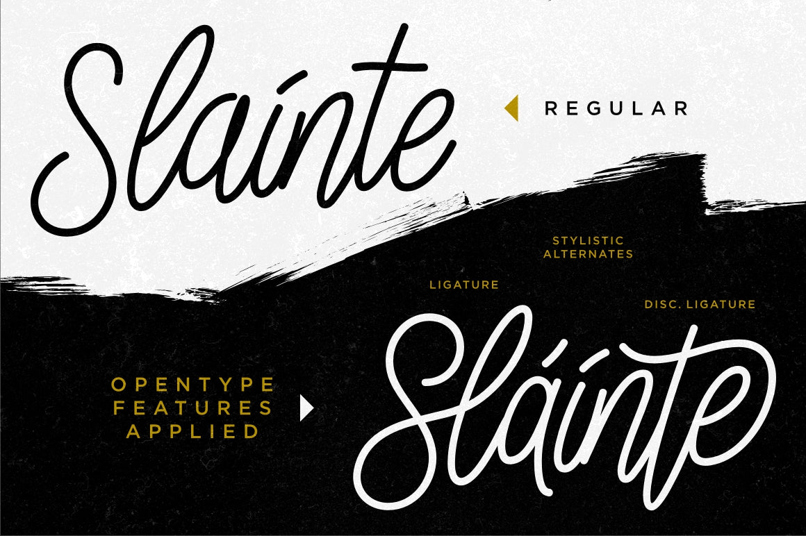 Free Slainte Script FONT