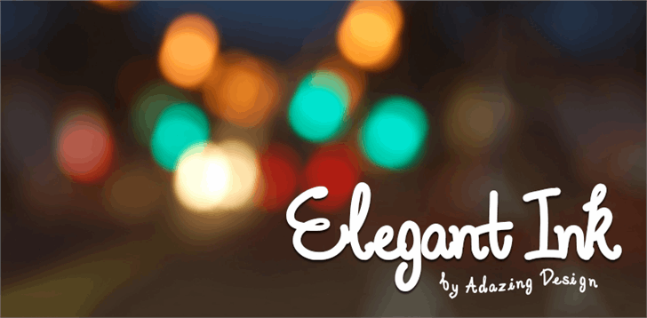 Free Elegant Ink Font