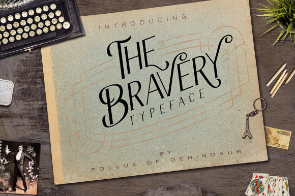 Free Bravery Lite Typeface