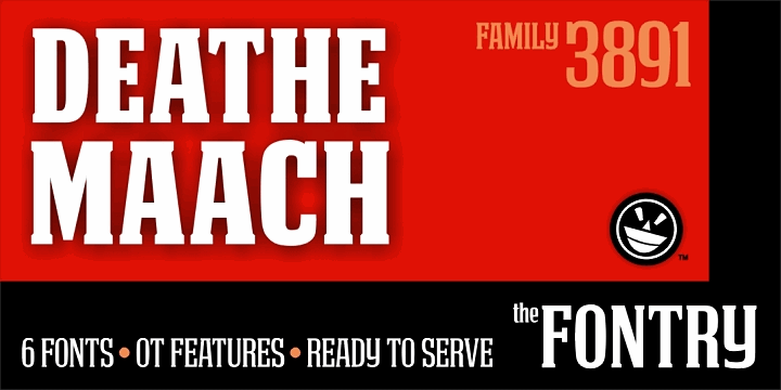 Free DEATHE MAACH NCV Font