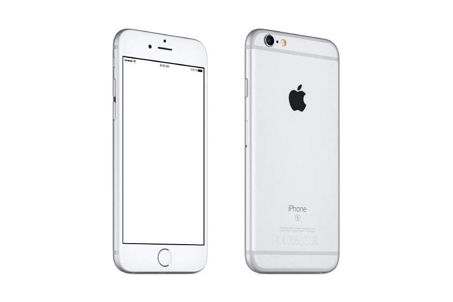 Free Awesome Silver iPhone Mockup