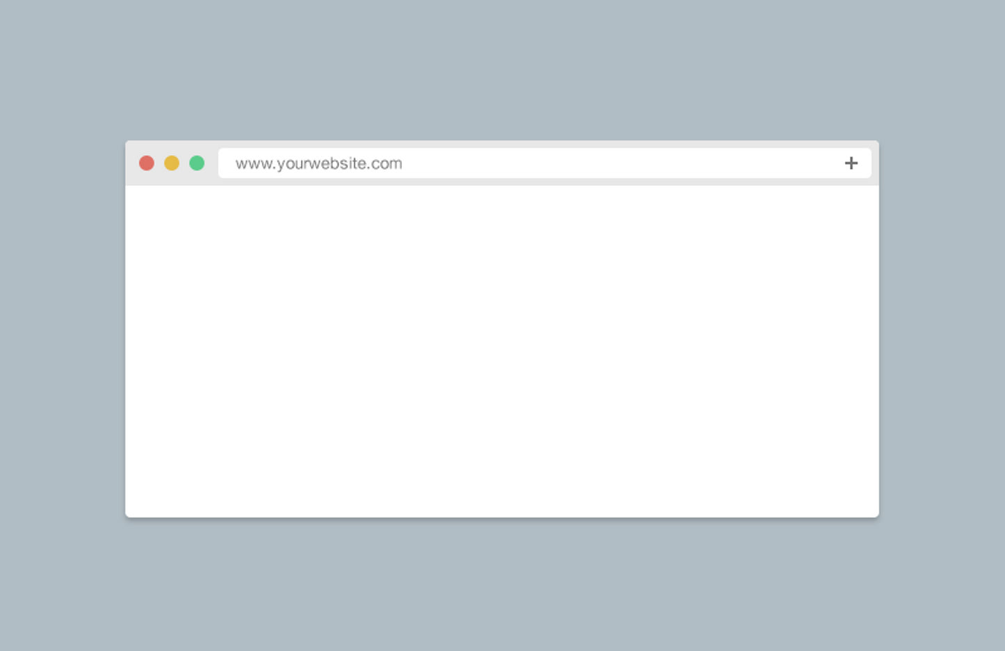 Free Website Browser Mockup