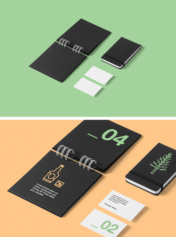 Free Corporate Stationery PSD MockUp