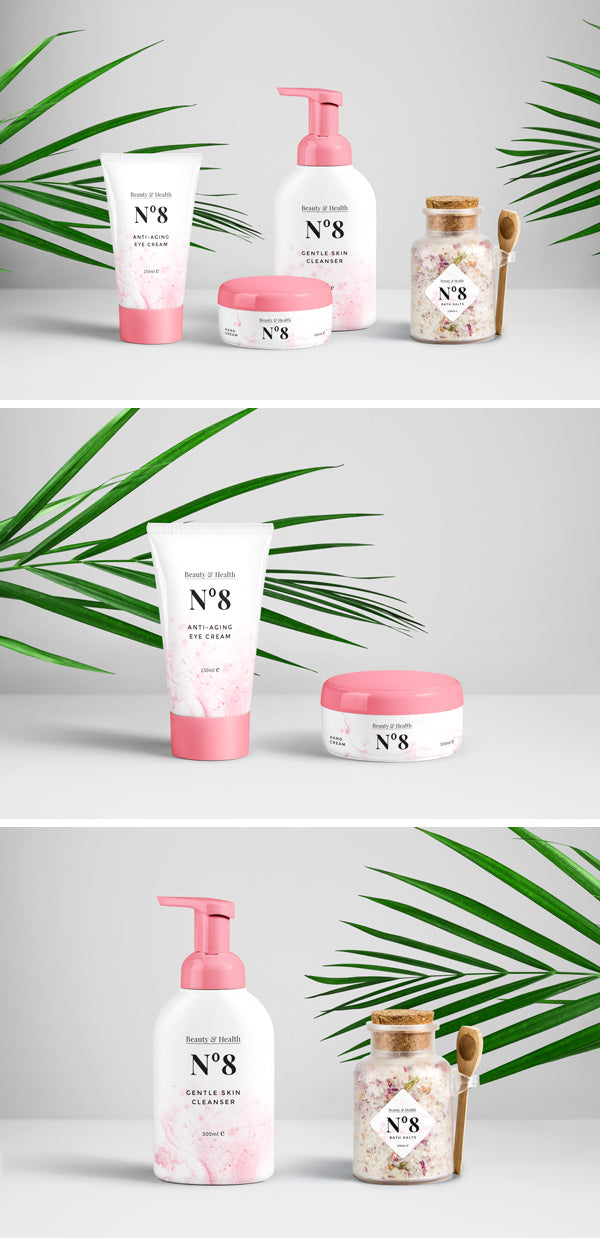 Free Cosmetics Packaging PSD MockUp