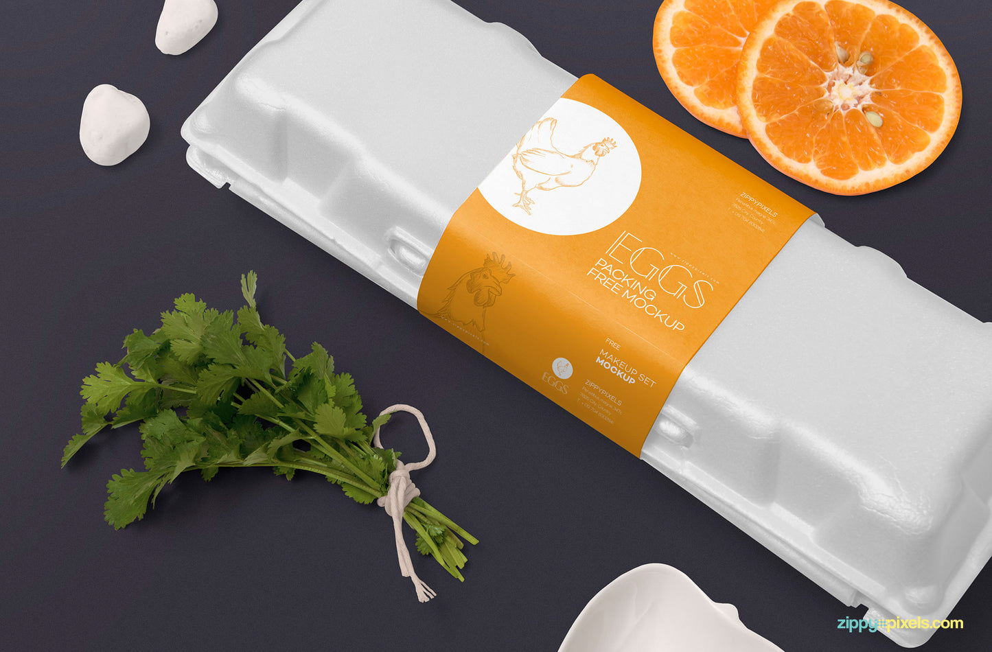 Free Egg Crate Mockup