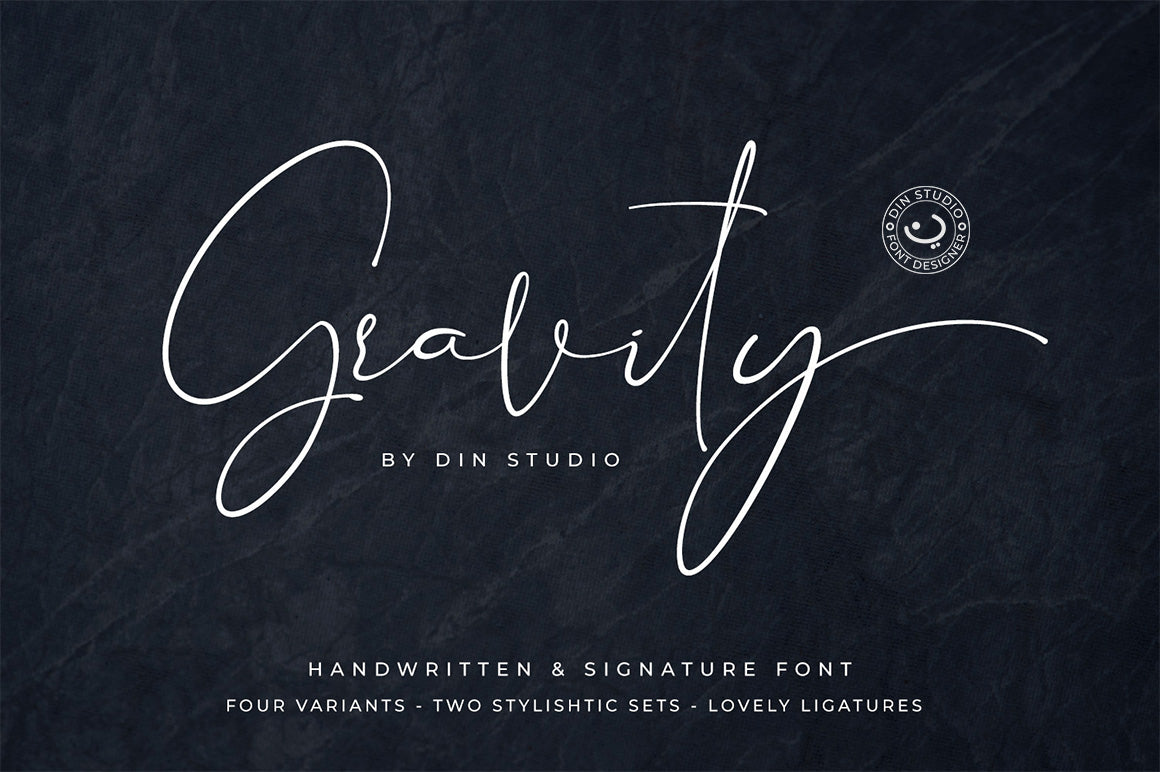 Free Gravity Handwritten and Signature font