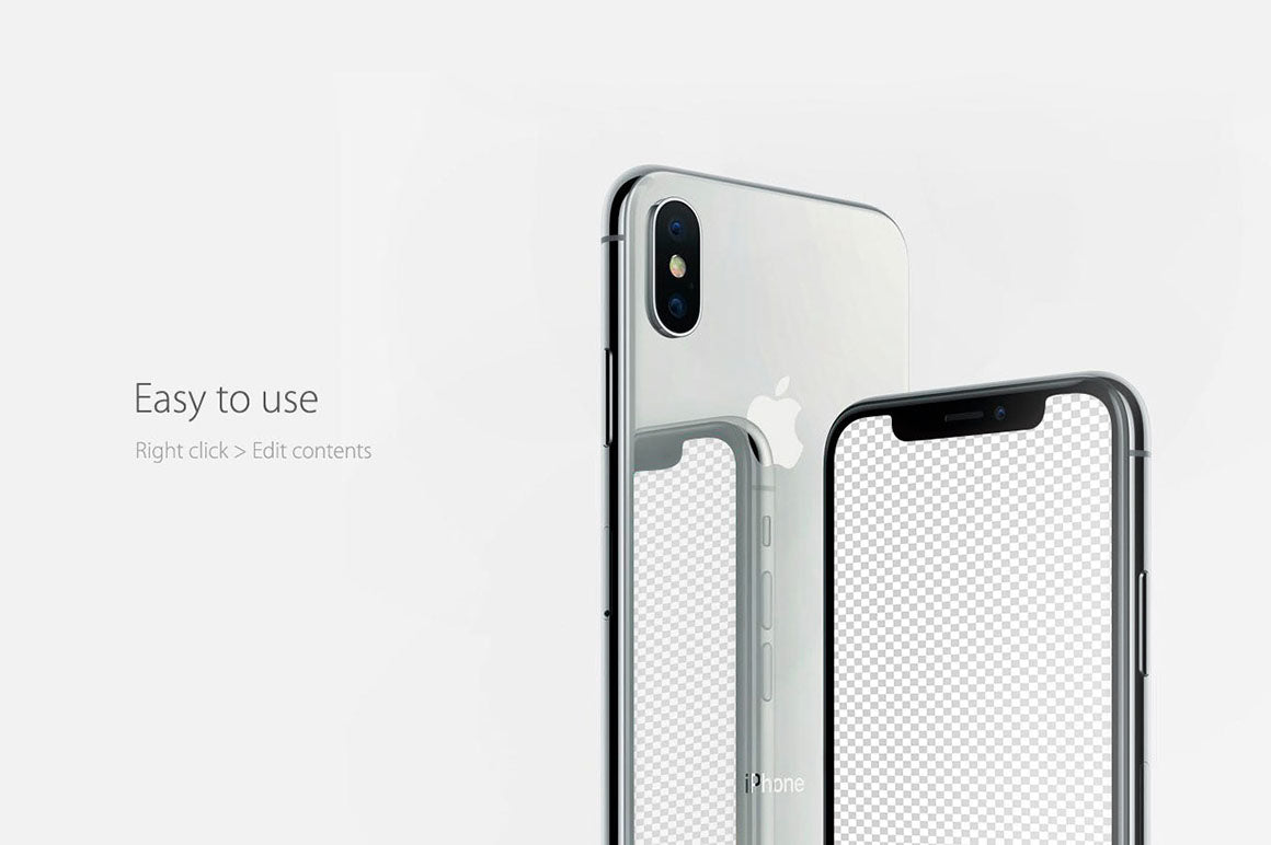 Cool Free iPhone X PSD Mockup