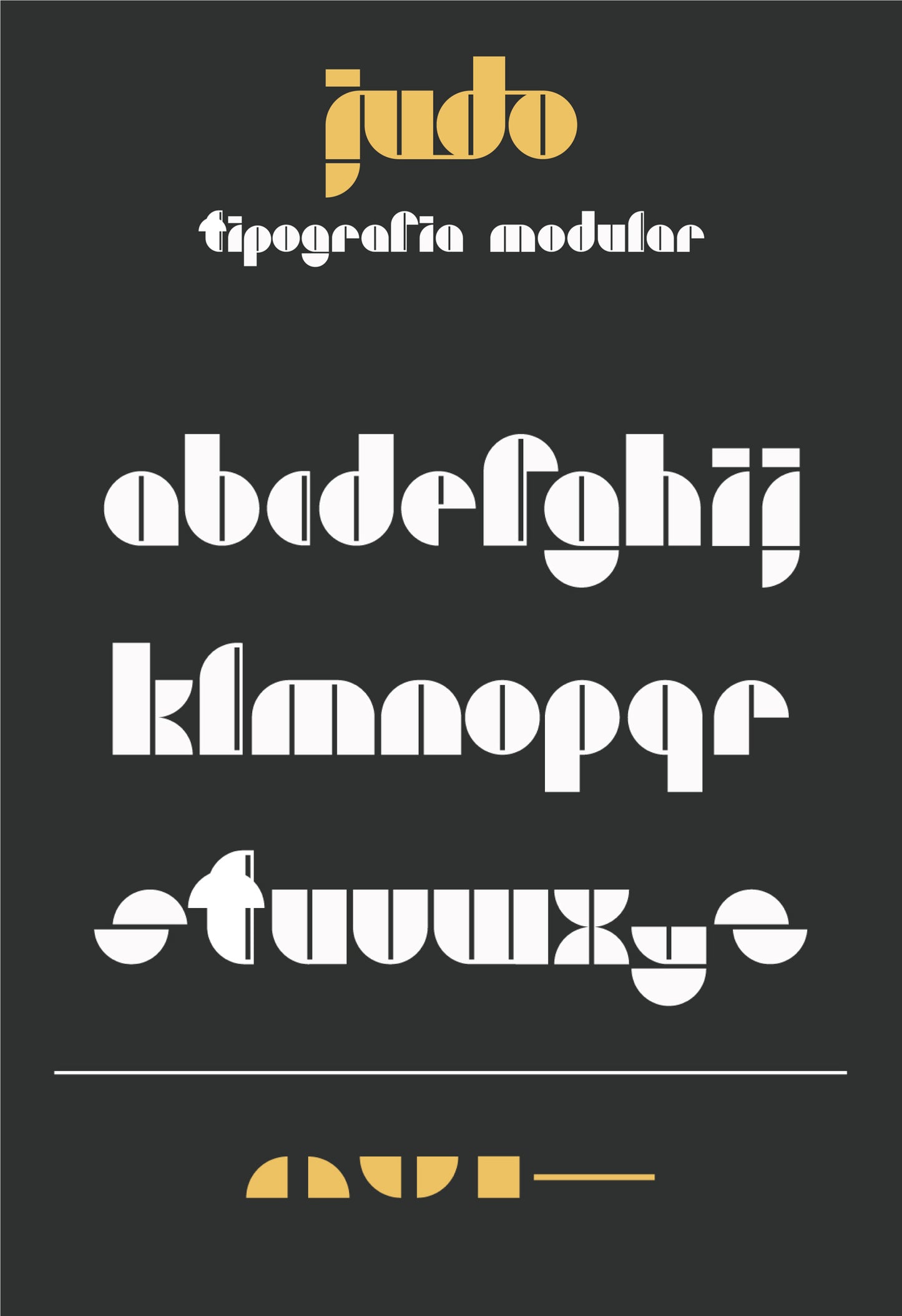 Free JUDO - MODULAR FONT