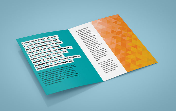Free Leaflet Mockup A5 Bi-Fold Mockup Set 6 Views