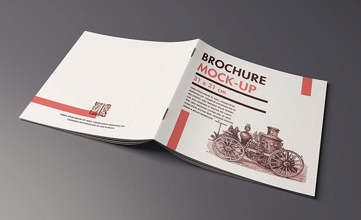Free Square Folder or Brochure Mockup 5 Views