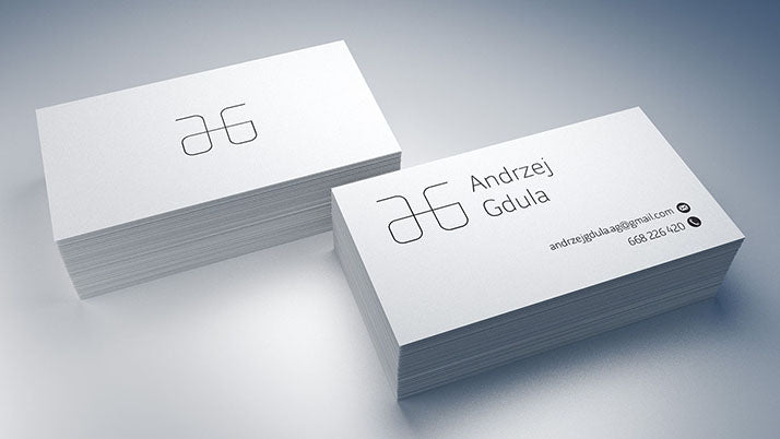 Free 3 x Clean Business Card Mockups 90x50 mm
