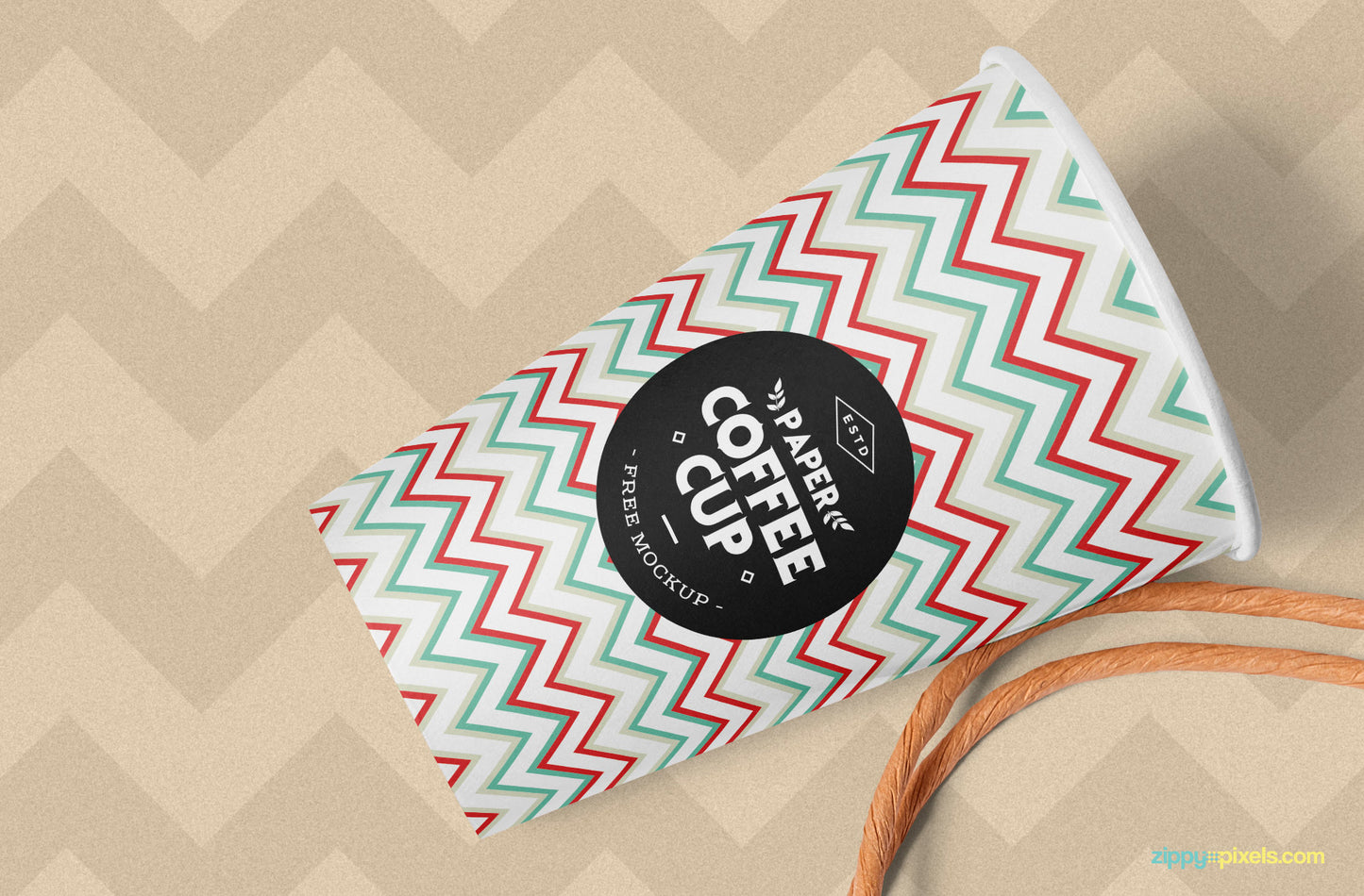 Free Paper Cup Mockup PSD