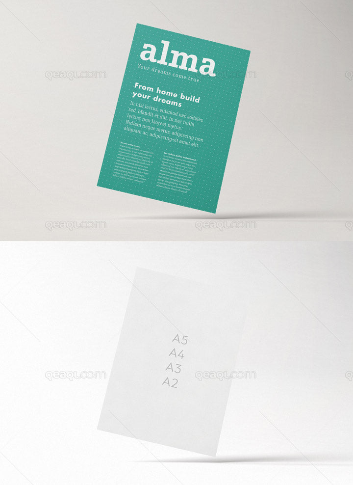 Free Multipurpose Flyer or Poster Mockup
