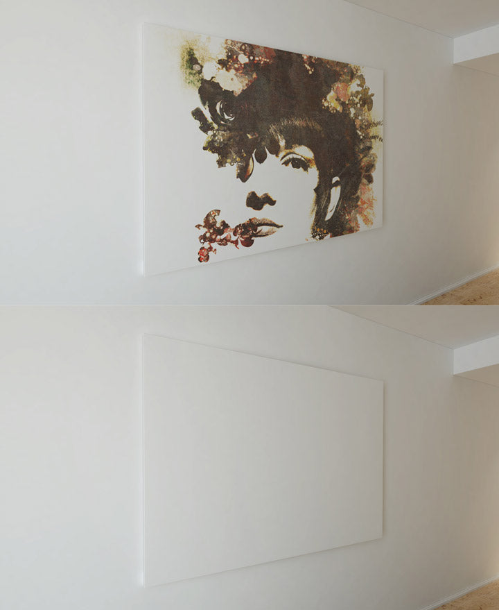 Free Canvas Art Wall Frame Mockup